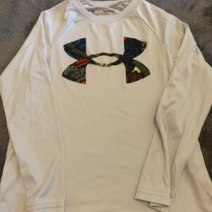 Under Armour Youth Loose Fit Shirt - White